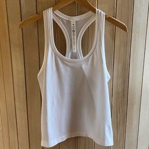 Lululemon Swiftly Tech Racerback Tank Top 2.0 Race Length - White - 8